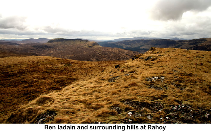 Ben Iadain and surrounding hills at Rahoy